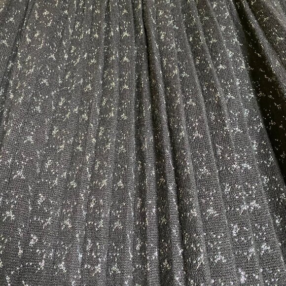 vintage jeanne pierre pleated knit midi skirt - Picture 3 of 4